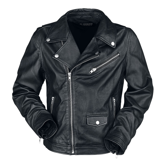 NJ Cross Leather Motorcycle Jacket